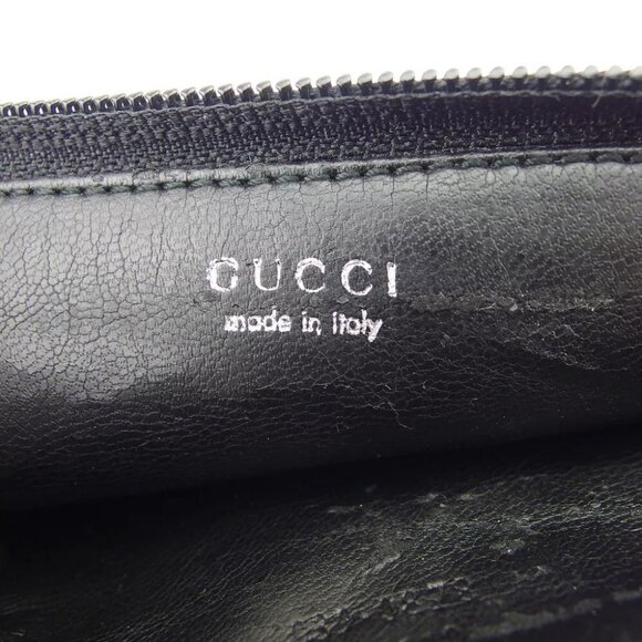 GUCCI Pouch Leather Authentic Used - Picture 8 of 9